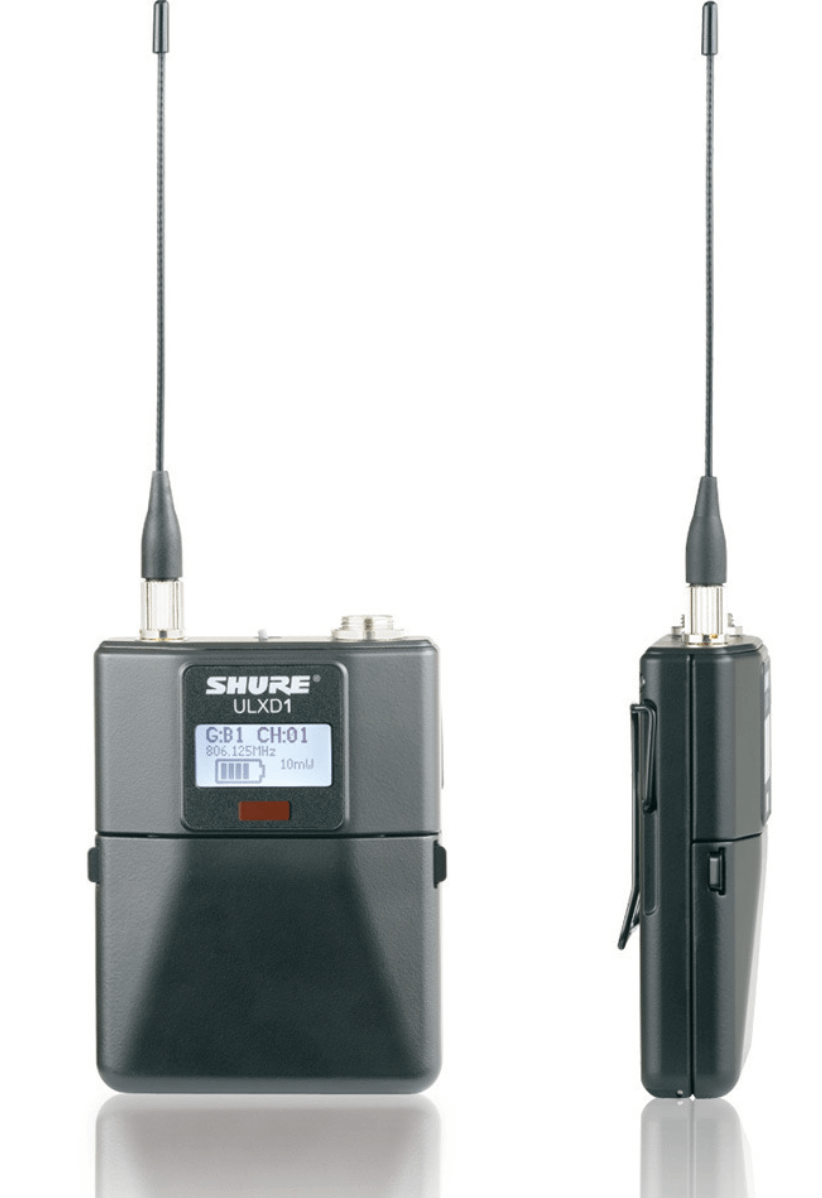 Shure ULXD1 huren Bodypack transmitter